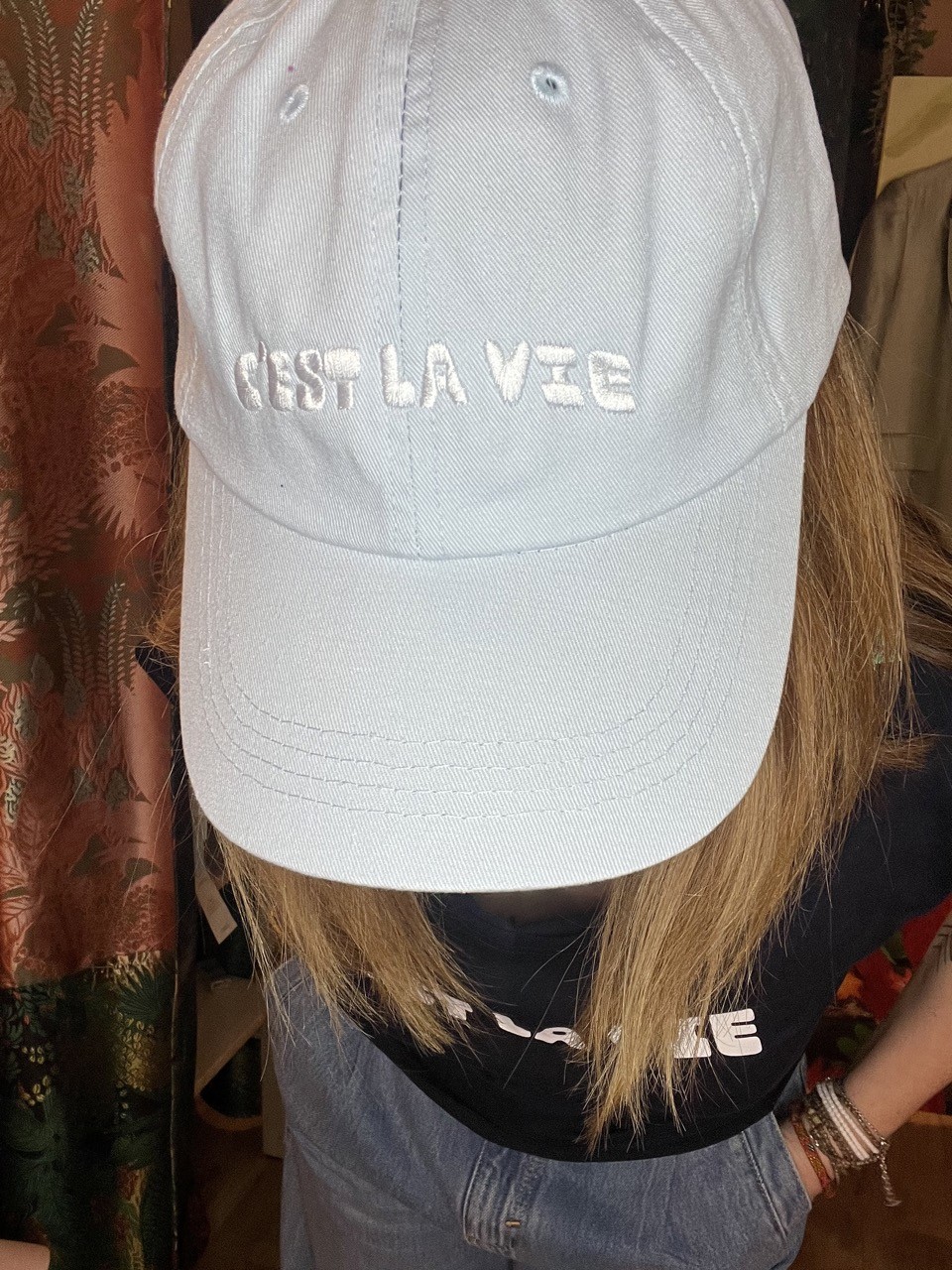 Casquette Broderie C'est la Vie Anouk et Ninon