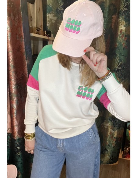 Casquette Broderie Good Mood Anouk et Ninon