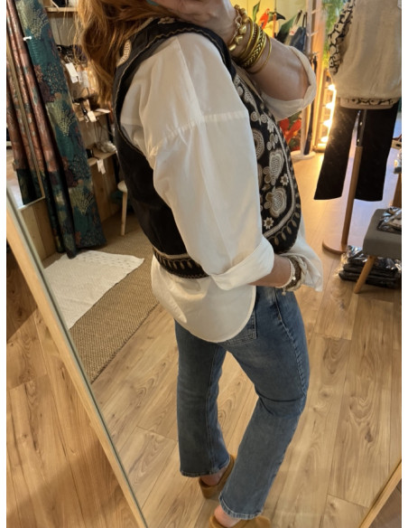 Gilet Brodé Jodhpur Studio Parisien
