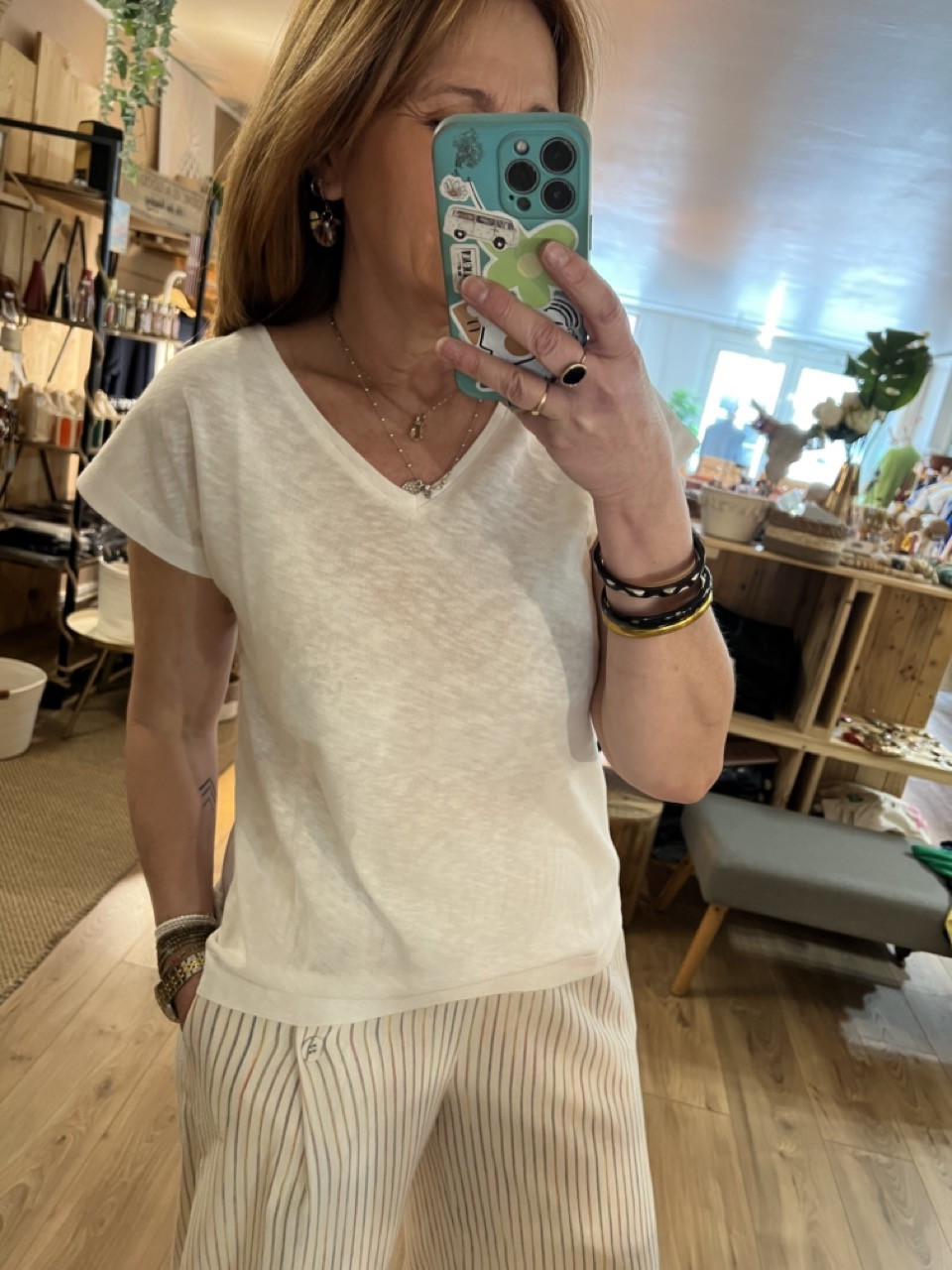 Tee Shirt 100% Lin Love by MD