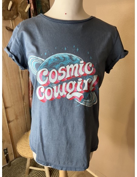 Tee shirt MC Bleu Feeling Cosmic Cowgirl Marcello