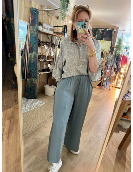 Pantalon fluide 7/8ème silky ALIOT Pako Litto
