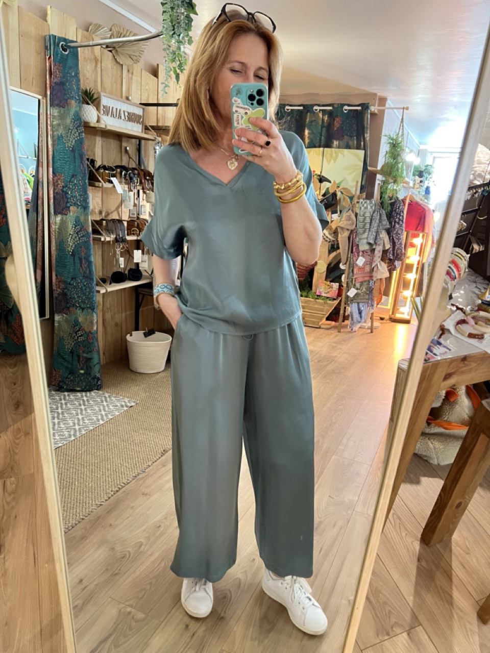 Pantalon fluide 7/8ème silky ALIOT Pako Litto