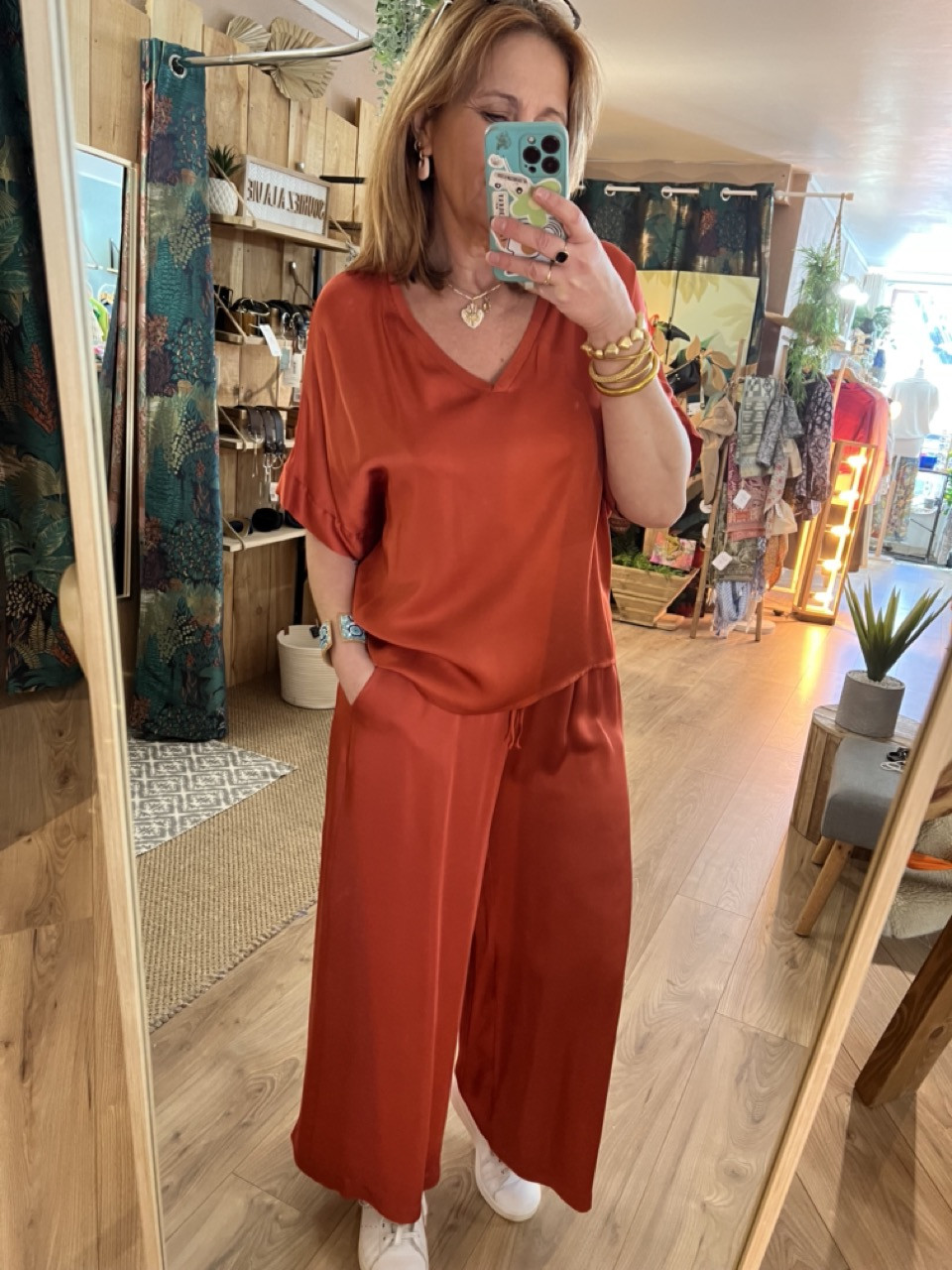Pantalon fluide 7/8ème silky ALIOT Pako Litto