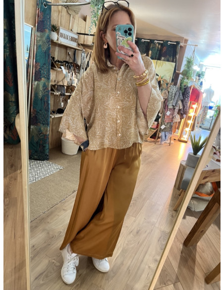 Pantalon fluide 7/8ème silky ALIOT Pako Litto