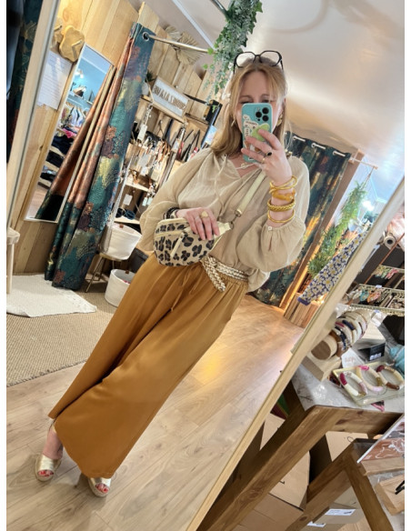 Pantalon fluide 7/8ème silky ALIOT Pako Litto