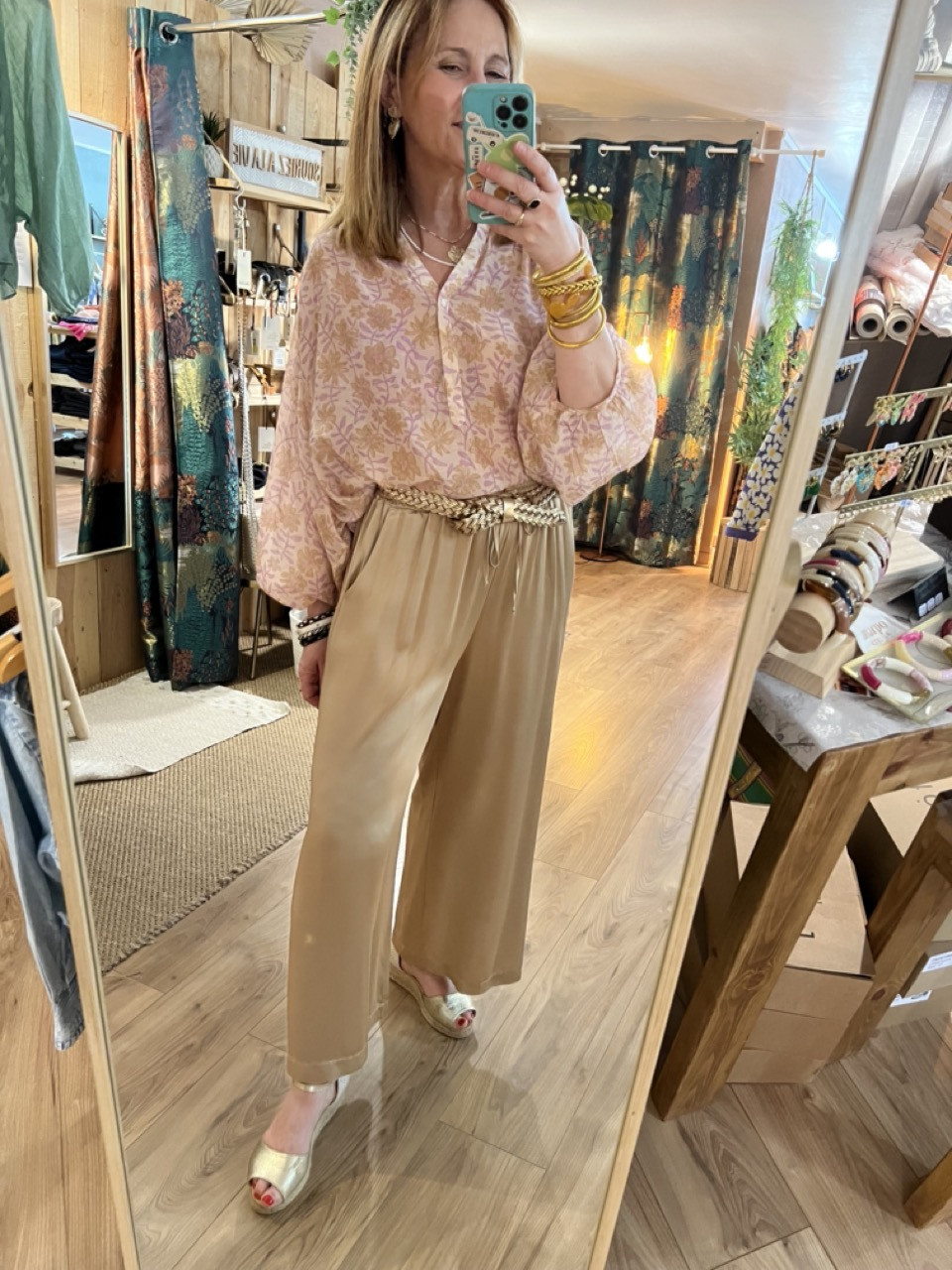 Pantalon fluide 7/8ème silky ALIOT Pako Litto