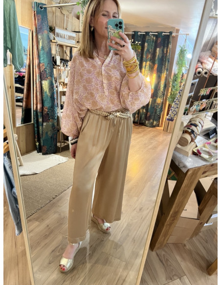 Pantalon fluide 7/8ème silky ALIOT Pako Litto