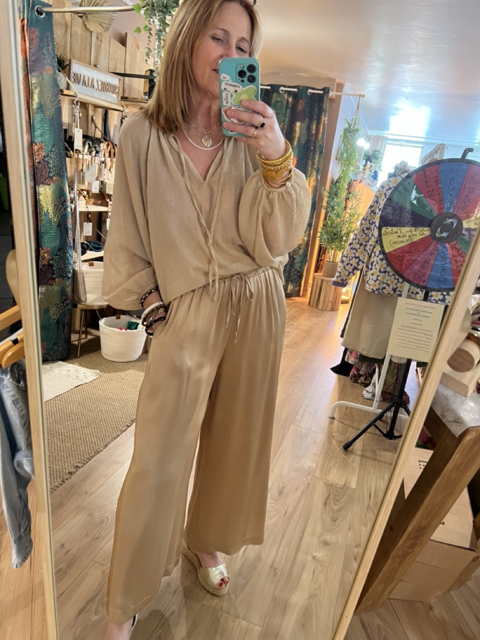 Pantalon fluide 7/8ème silky ALIOT Pako Litto