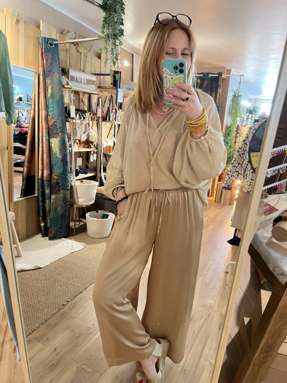 Pantalon fluide 7/8ème silky ALIOT Pako Litto