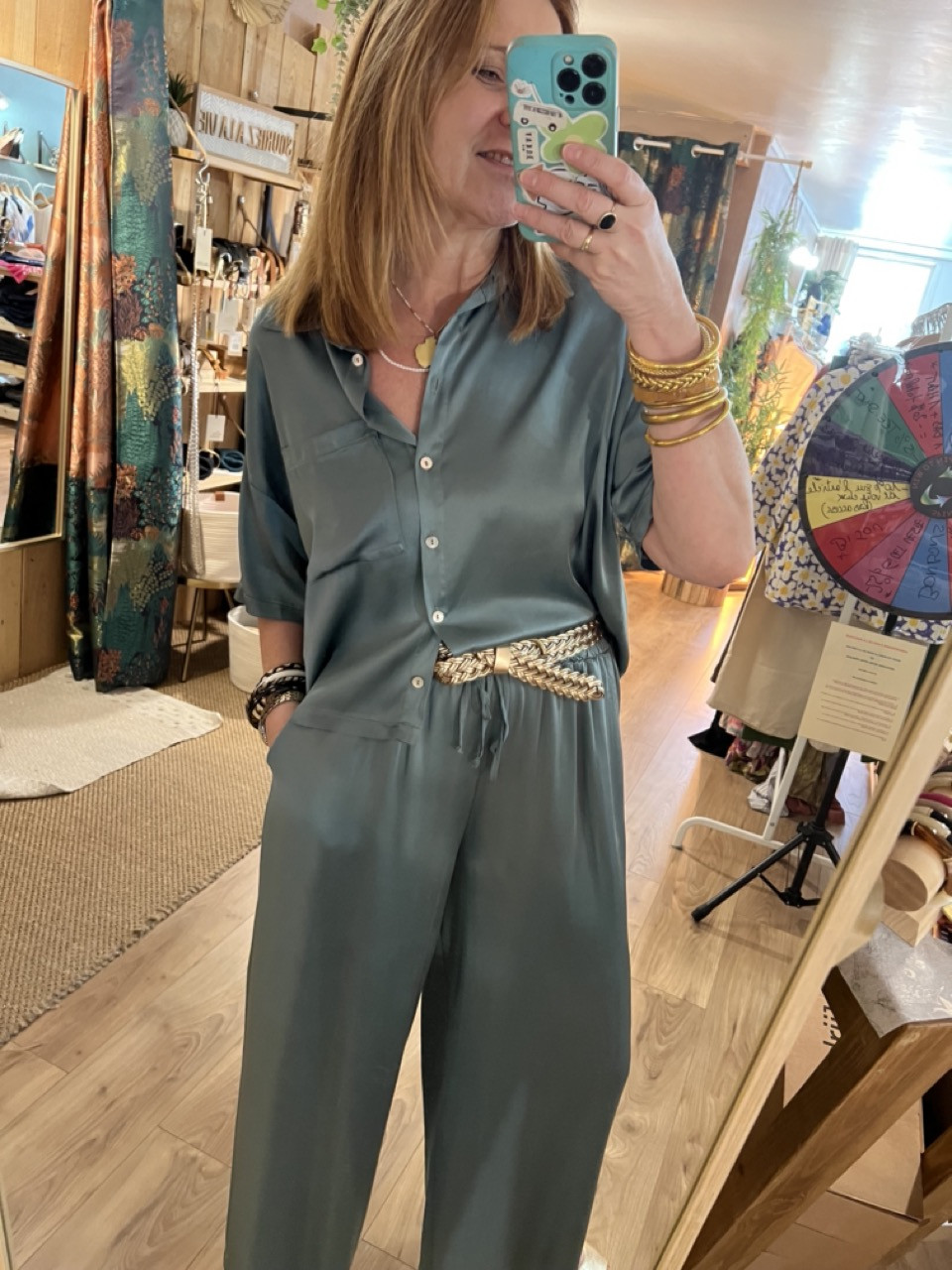 Pantalon fluide 7/8ème silky ALIOT Pako Litto