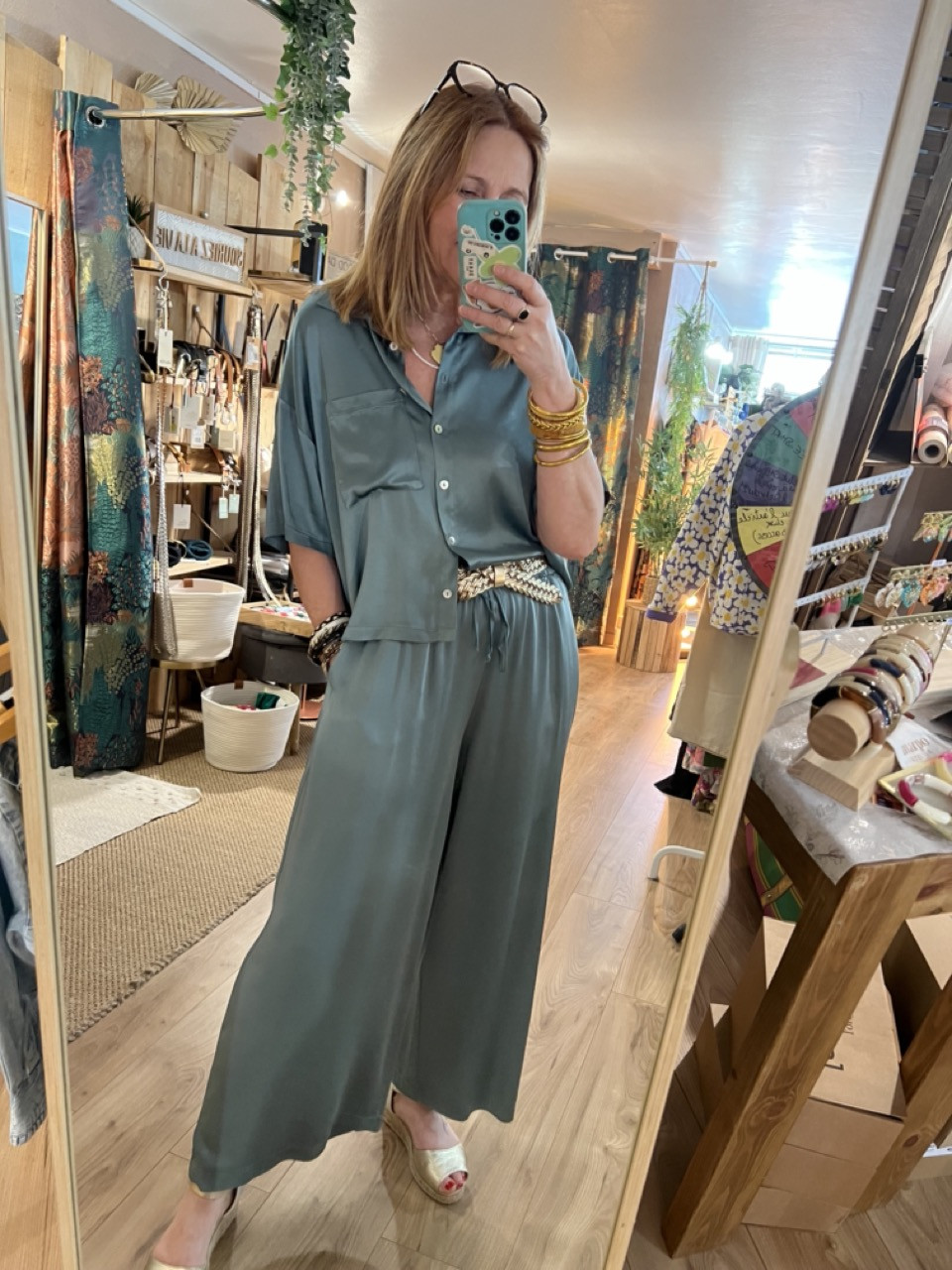 Pantalon fluide 7/8ème silky ALIOT Pako Litto