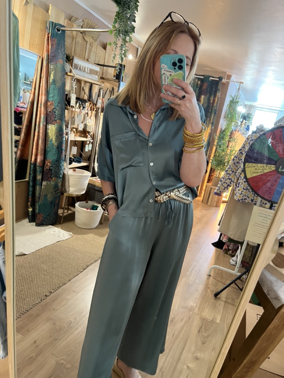 Pantalon fluide 7/8ème silky ALIOT Pako Litto