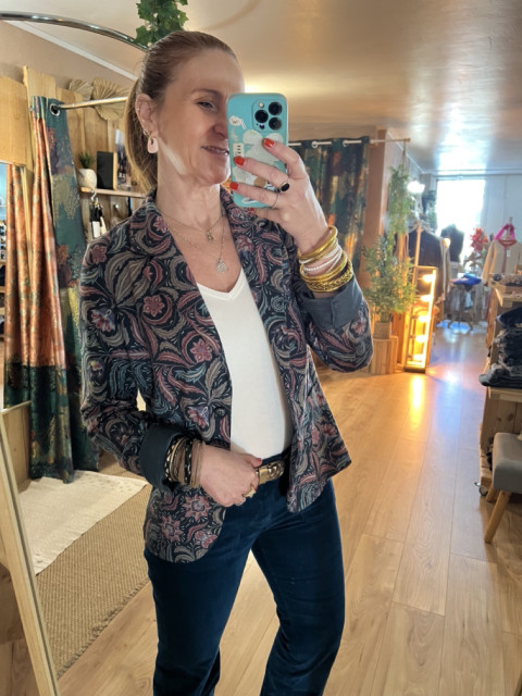 Blazer molleton print SALVADORE Pako Litto