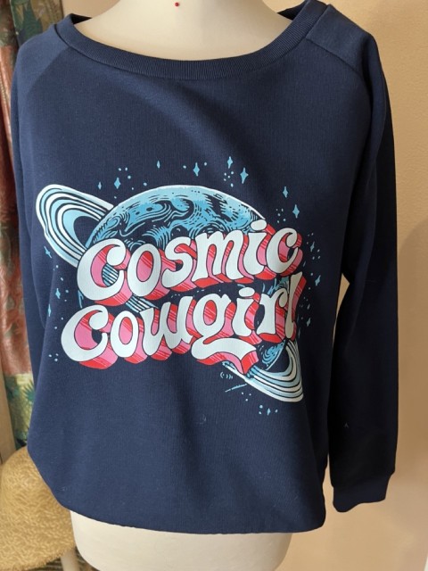 Sweat Shirt Col bateau Marine Cosmic Girl Marcello 2