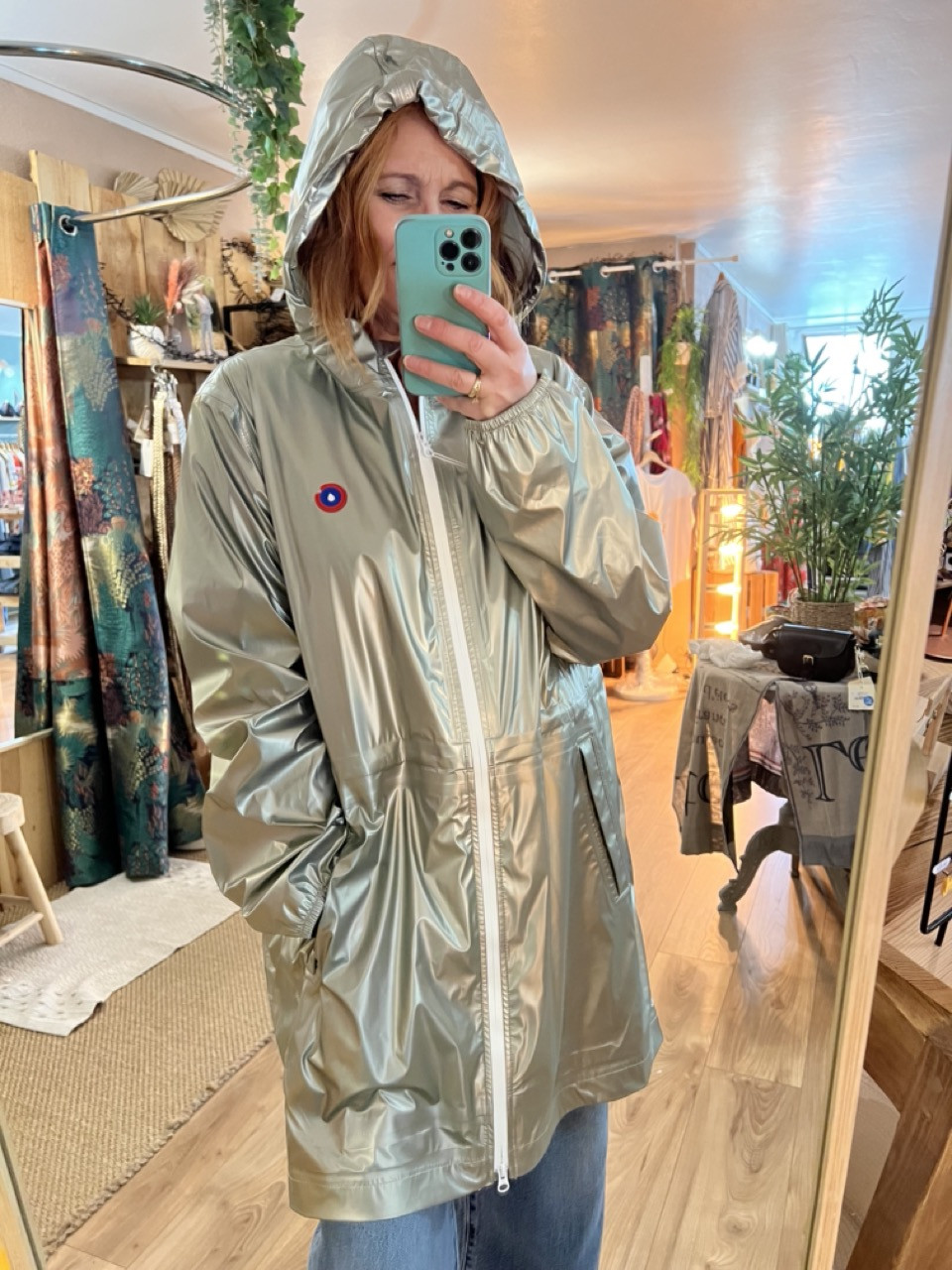 Imperméable Coupe Vent Métallisé Versailles Flotte