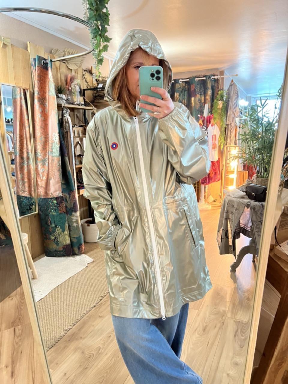 Imperméable Coupe Vent Métallisé Versailles Flotte