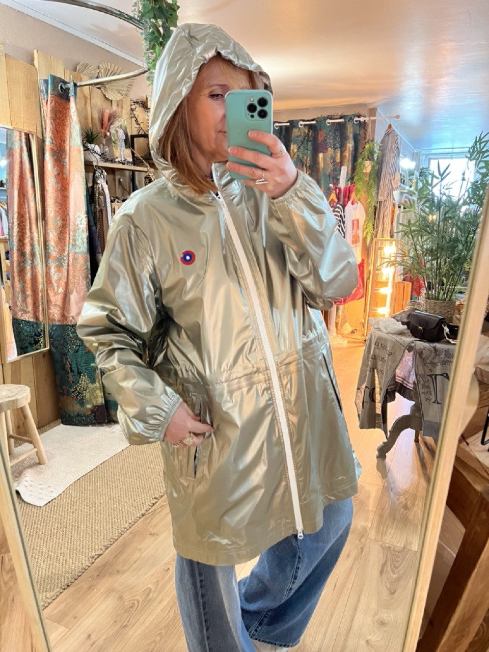 Imperméable Coupe Vent Métallisé Versailles Flotte