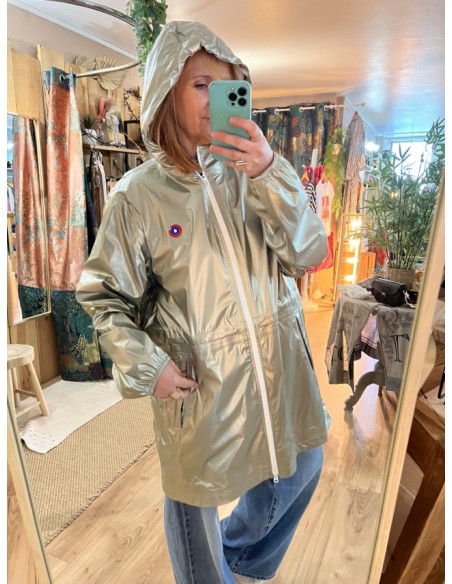 Imperméable Coupe Vent Métallisé Versailles Flotte