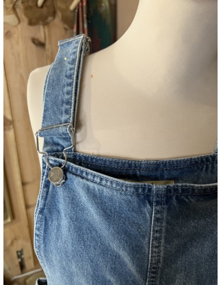 Salopette Short Jean Bleach Ralia Atelier Bohème