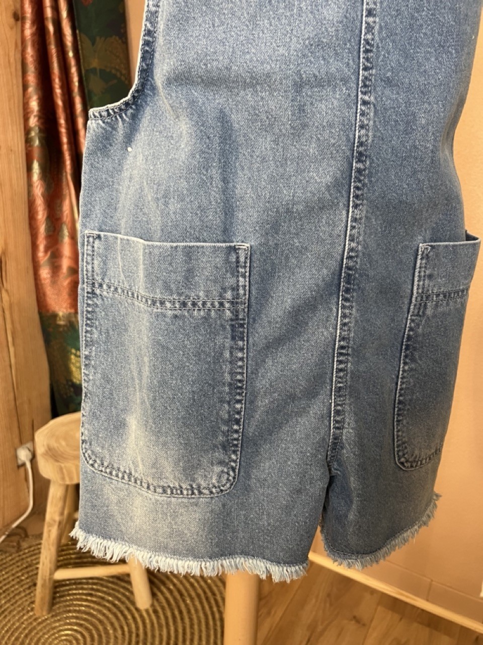 Salopette Short Jean Bleach Ralia Atelier Bohème