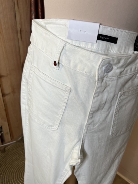 Jean Bootcut Taille mi-haute Bella Blanc FAM