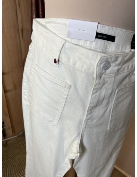 Jean Bootcut Taille mi-haute Bella Blanc FAM
