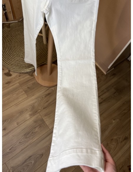 Jean Bootcut Taille mi-haute Bella Blanc FAM