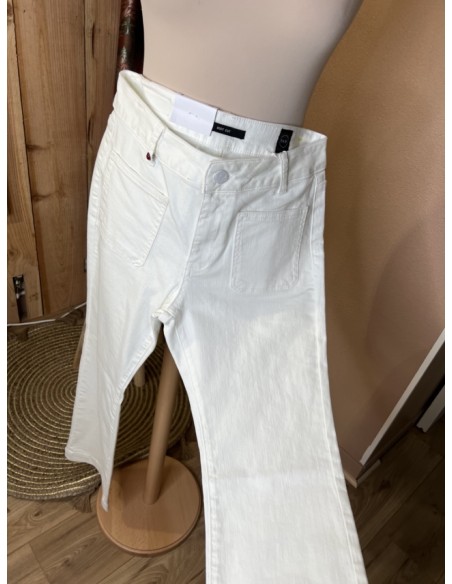 Jean Bootcut Taille mi-haute Bella Blanc FAM