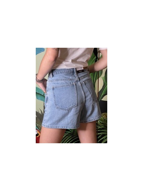 Short Jean Bleach Taille Haute Amely FAM 2
